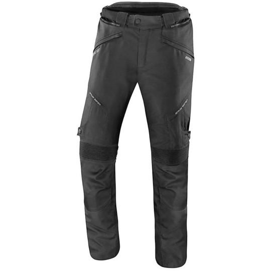 Technical Motorcycle Pants in Gore Tex Ixs Cortez Black Fabric For Sale Online - Outletmoto.eu